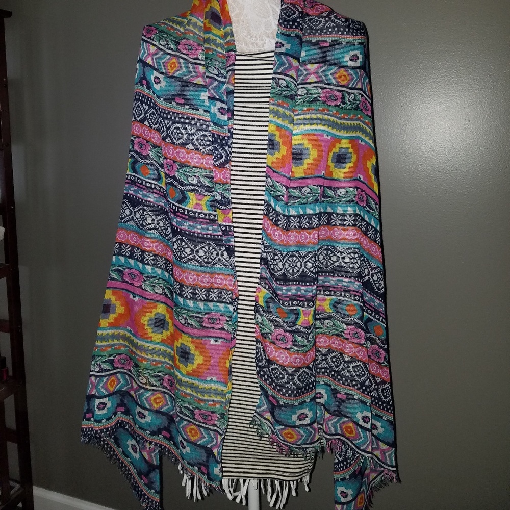 Aztec Inspired Scarf/ Wrap